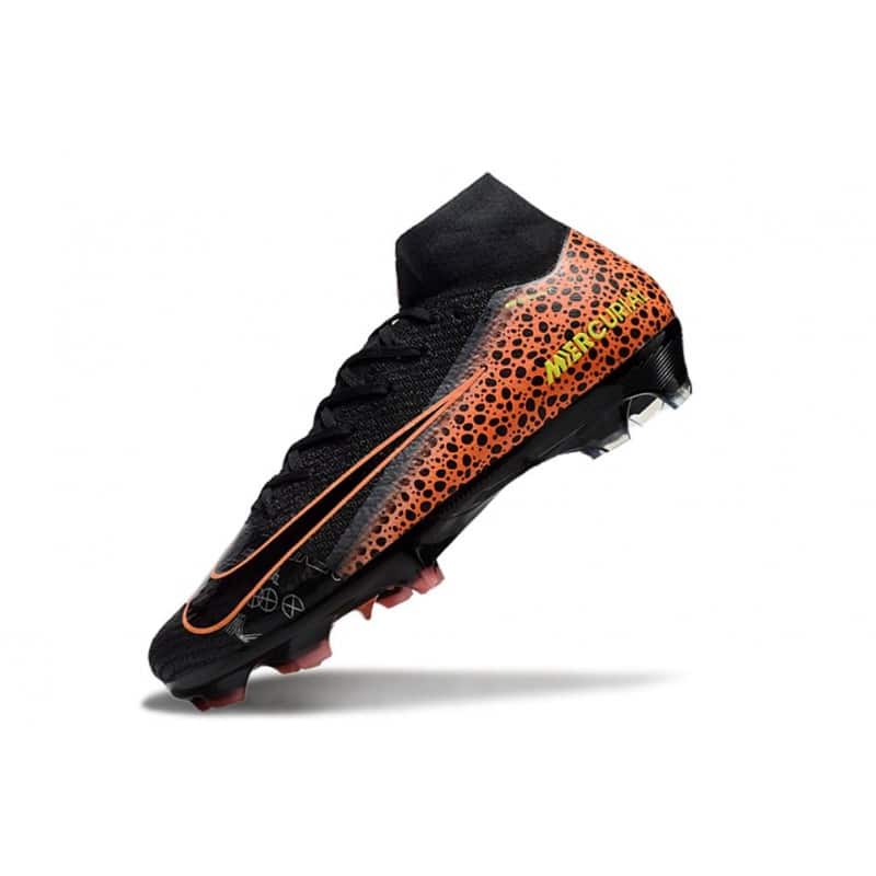 Nike Air Zoom Mercurial Superfly X Elite FG Svart Orange Gul för Herr 8 Billiga Fotbollsskor Nike Air Zoom Mercurial Superfly X Elite FG Svart Orange Gul 8