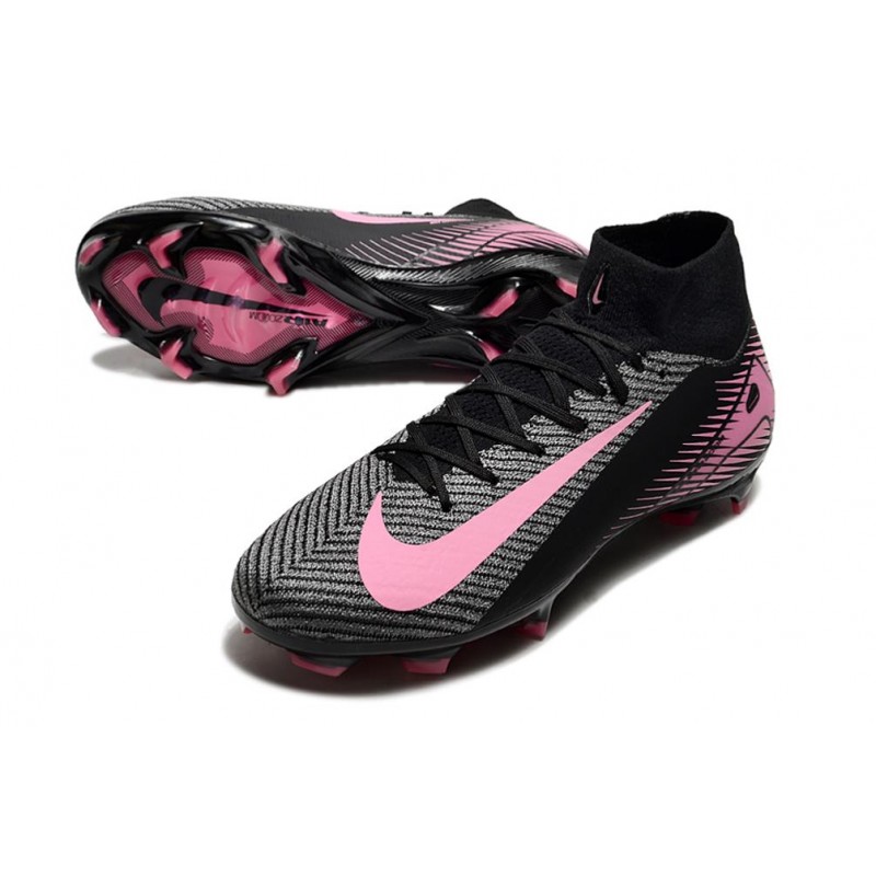 Nike Air Zoom Mercurial Superfly X Elite FG Svart Rosa för Herr 7 Billiga Fotbollsskor Nike Air Zoom Mercurial Superfly X Elite FG Svart Rosa 7