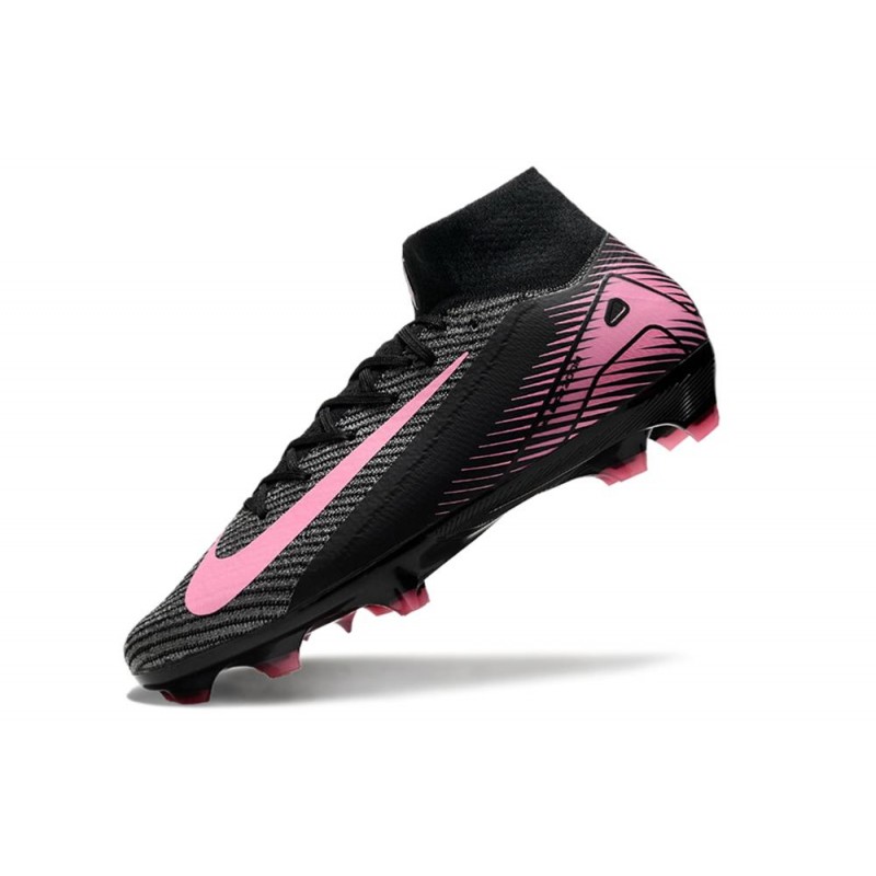 Nike Air Zoom Mercurial Superfly X Elite FG Svart Rosa för Herr 8 Billiga Fotbollsskor Nike Air Zoom Mercurial Superfly X Elite FG Svart Rosa 8