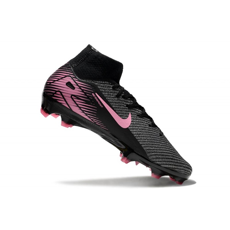 Nike Air Zoom Mercurial Superfly X Elite FG Svart Rosa för Herr 9 Billiga Fotbollsskor Nike Air Zoom Mercurial Superfly X Elite FG Svart Rosa 9
