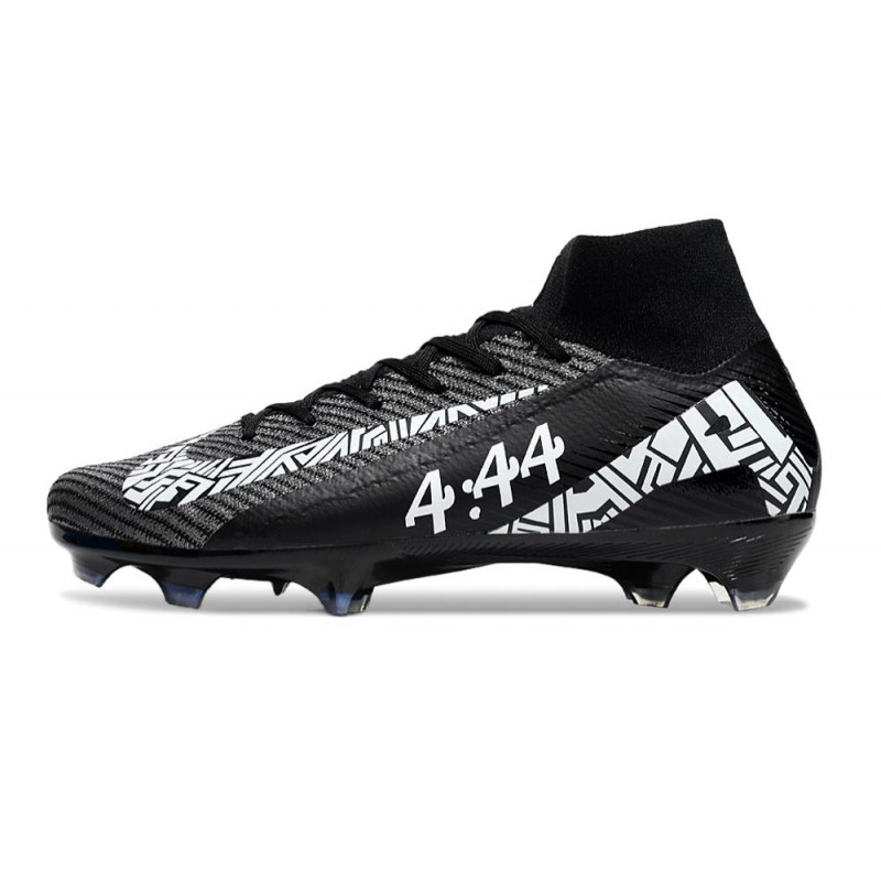 Nike Air Zoom Mercurial Superfly X Elite FG Svart Vit för Herr 4 Billiga Fotbollsskor Nike Air Zoom Mercurial Superfly X Elite FG Svart Vit 4