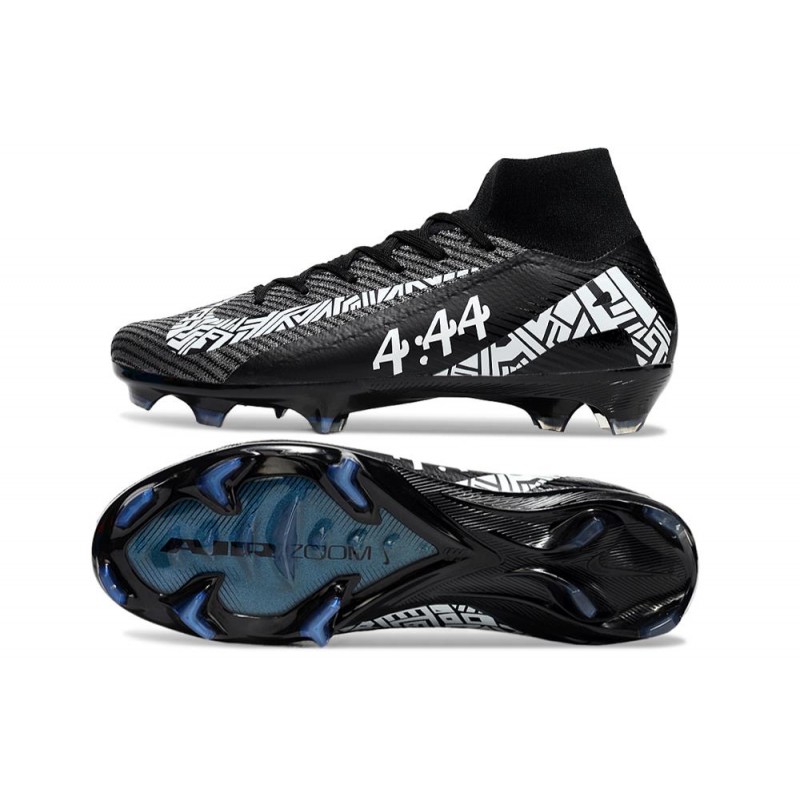 Nike Air Zoom Mercurial Superfly X Elite FG Svart Vit för Herr 5 Billiga Fotbollsskor Nike Air Zoom Mercurial Superfly X Elite FG Svart Vit 5