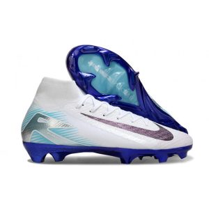 Nike Air Zoom Mercurial Superfly X Elite FG Vit Blå Svart för Herr Billiga Fotbollsskor Nike Air Zoom Mercurial Superfly X Elite FG Vit Blå Svart