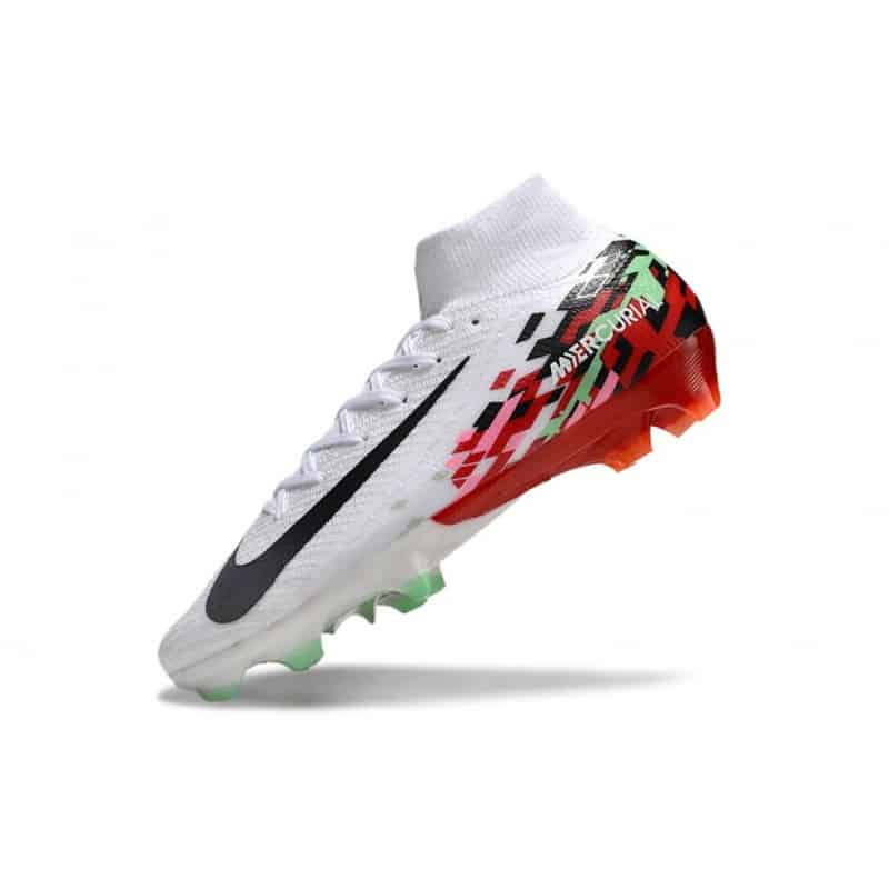 Nike Air Zoom Mercurial Superfly X Elite FG Vit Gul Lila Röd för Herr 8 Billiga Fotbollsskor Nike Air Zoom Mercurial Superfly X Elite FG Vit Gul Lila Röd 8