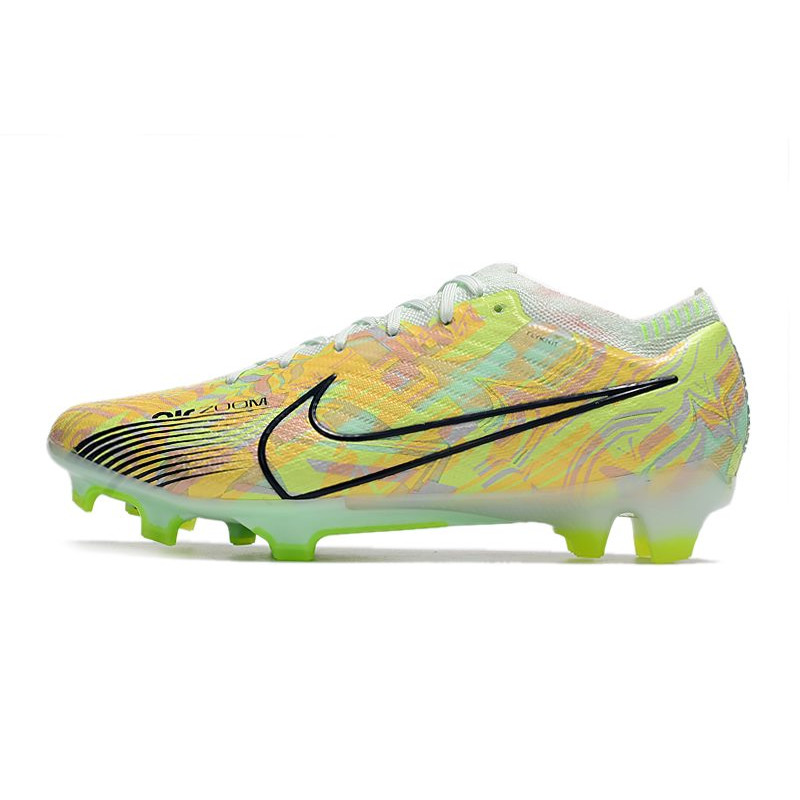 Nike Air Zoom Mercurial Vapor 15 Elite FG Bonded – Grön Blå Orange för Herr 4 Billiga Fotbollsskor Nike Air Zoom Mercurial Vapor 15 Elite FG Bonded – Grön Blå Orange 4