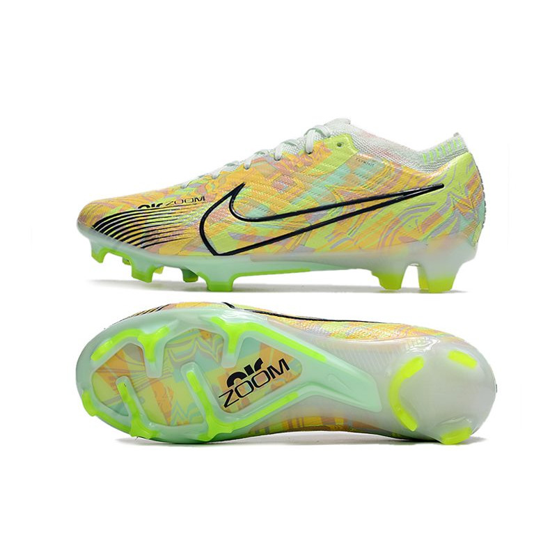 Nike Air Zoom Mercurial Vapor 15 Elite FG Bonded – Grön Blå Orange för Herr 5 Billiga Fotbollsskor Nike Air Zoom Mercurial Vapor 15 Elite FG Bonded – Grön Blå Orange 5