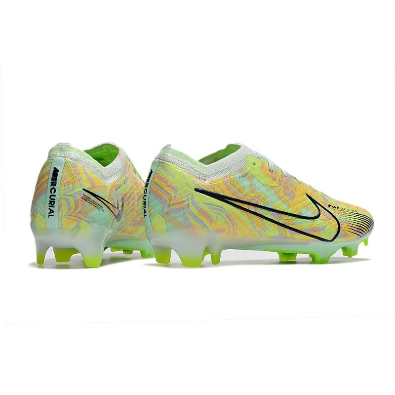 Nike Air Zoom Mercurial Vapor 15 Elite FG Bonded – Grön Blå Orange för Herr 6 Billiga Fotbollsskor Nike Air Zoom Mercurial Vapor 15 Elite FG Bonded – Grön Blå Orange 6
