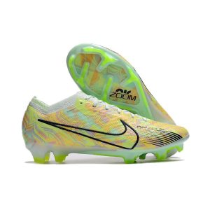 Nike Air Zoom Mercurial Vapor 15 Elite FG Bonded – Grön Blå Orange för Herr Billiga Fotbollsskor Nike Air Zoom Mercurial Vapor 15 Elite FG Bonded – Grön Blå Orange