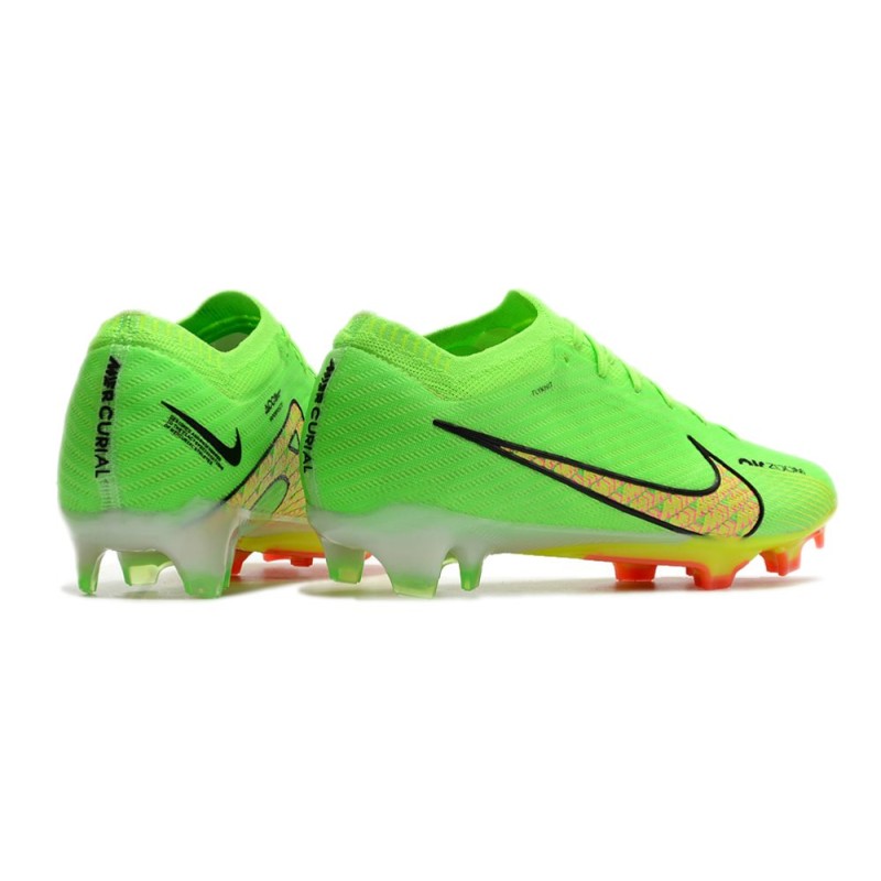 Nike Air Zoom Mercurial Vapor 15 Elite FG Grön Gul för Herr 6 Billiga Fotbollsskor Nike Air Zoom Mercurial Vapor 15 Elite FG Grön Gul 6