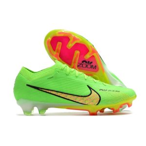 Nike Air Zoom Mercurial Vapor 15 Elite FG Grön Gul för Herr Billiga Fotbollsskor Nike Air Zoom Mercurial Vapor 15 Elite FG Grön Gul