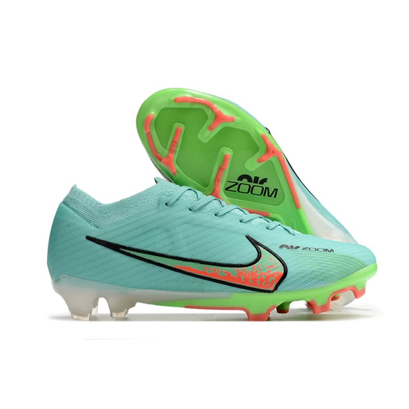 Nike Air Zoom Mercurial Vapor 15 Elite FG Grön för Herr 3 Billiga Fotbollsskor Nike Air Zoom Mercurial Vapor 15 Elite FG Grön 3