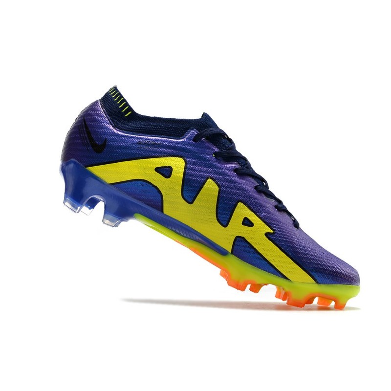 Nike Air Zoom Mercurial Vapor 15 Elite FG Lila Gul för Herr 4 Billiga Fotbollsskor Nike Air Zoom Mercurial Vapor 15 Elite FG Lila Gul 4