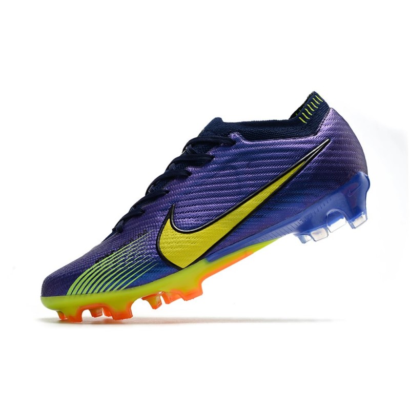 Nike Air Zoom Mercurial Vapor 15 Elite FG Lila Gul för Herr 5 Billiga Fotbollsskor Nike Air Zoom Mercurial Vapor 15 Elite FG Lila Gul 5