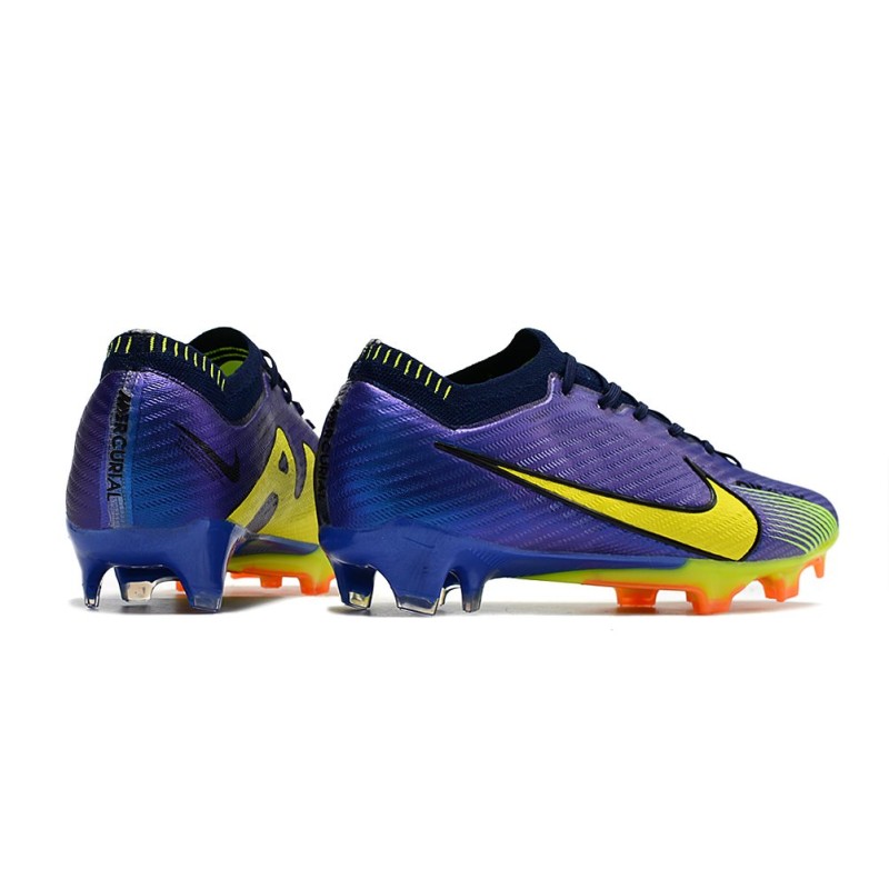 Nike Air Zoom Mercurial Vapor 15 Elite FG Lila Gul för Herr 7 Billiga Fotbollsskor Nike Air Zoom Mercurial Vapor 15 Elite FG Lila Gul 7