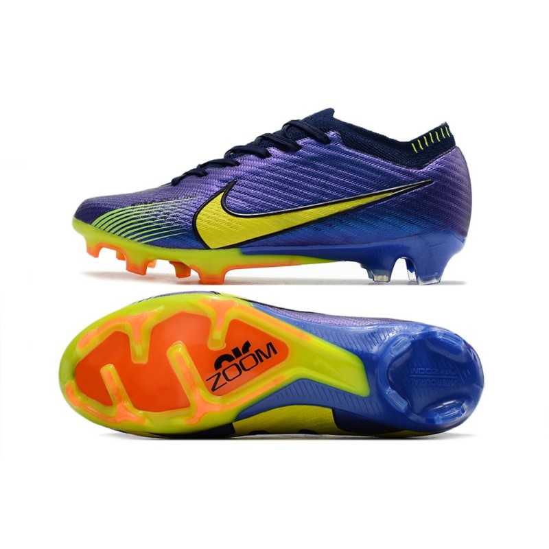 Nike Air Zoom Mercurial Vapor 15 Elite FG Lila Gul för Herr 8 Billiga Fotbollsskor Nike Air Zoom Mercurial Vapor 15 Elite FG Lila Gul 8