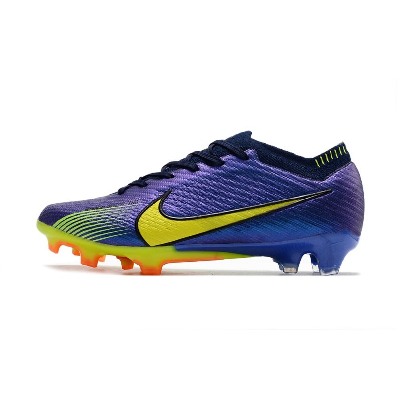 Nike Air Zoom Mercurial Vapor 15 Elite FG Lila Gul för Herr 9 Billiga Fotbollsskor Nike Air Zoom Mercurial Vapor 15 Elite FG Lila Gul 9