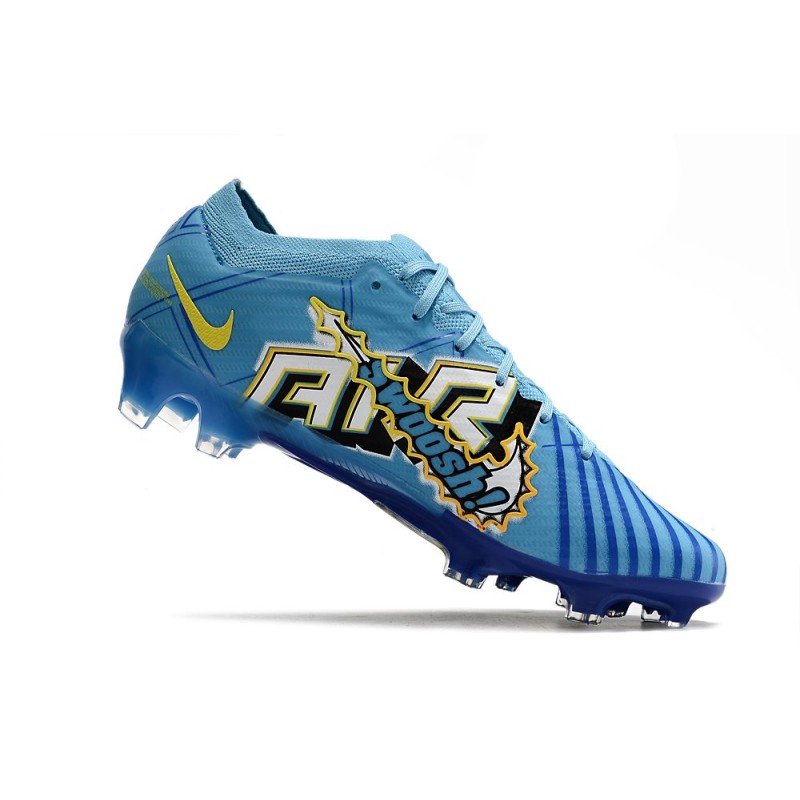 Nike Air Zoom Mercurial Vapor 15 Elite FG Mbappé Personal Edition – Blå Vit för Herr 9 Billiga Fotbollsskor Nike Air Zoom Mercurial Vapor 15 Elite FG Mbappé Personal Edition – Blå Vit 9