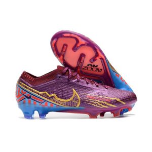 Nike Air Zoom Mercurial Vapor 15 Elite FG Mbappé Personal Edition – Röd Guld för Herr Billiga Fotbollsskor Nike Air Zoom Mercurial Vapor 15 Elite FG Mbappé Personal Edition – Röd Guld