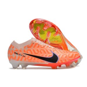 Nike Air Zoom Mercurial Vapor 15 Elite FG Orange Svart för Herr Billiga Fotbollsskor Nike Air Zoom Mercurial Vapor 15 Elite FG Orange Svart