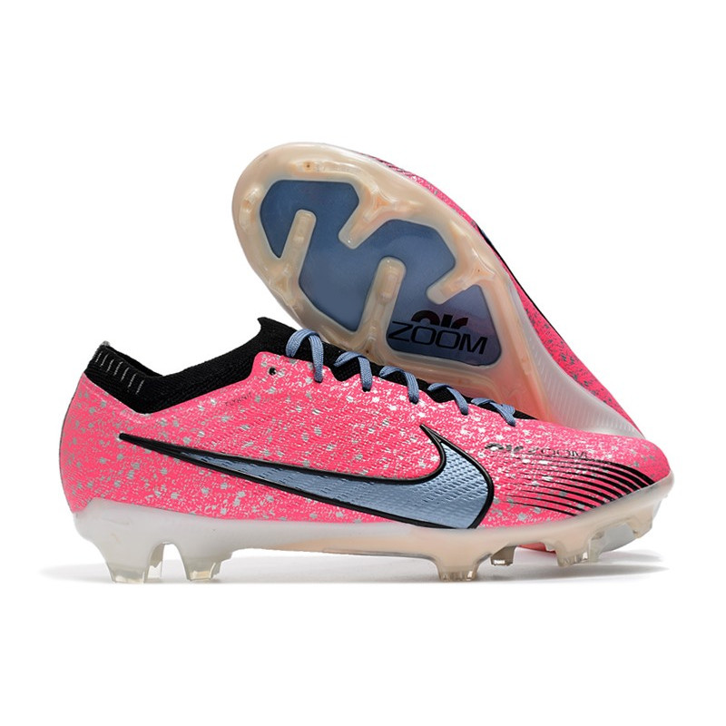 Nike Air Zoom Mercurial Vapor 15 Elite FG Rosa Silver för Herr 3 Billiga Fotbollsskor Nike Air Zoom Mercurial Vapor 15 Elite FG Rosa Silver 3