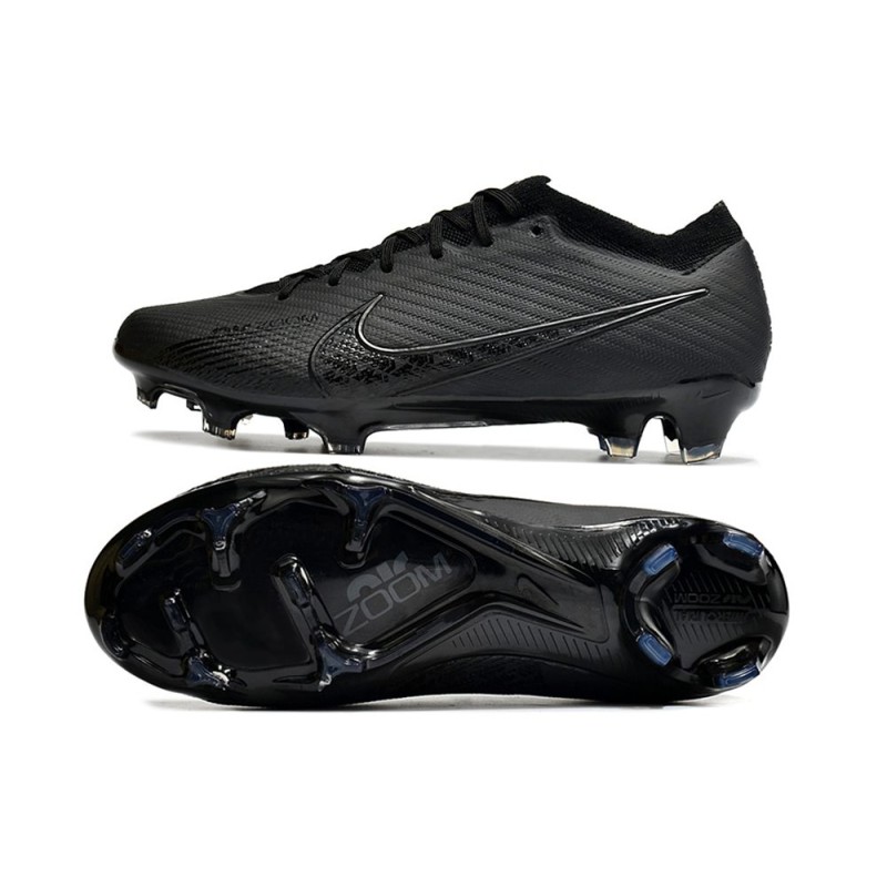 Nike Air Zoom Mercurial Vapor 15 Elite FG Svart för Herr 5 Billiga Fotbollsskor Nike Air Zoom Mercurial Vapor 15 Elite FG Svart 5