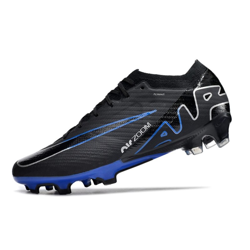 Nike Air Zoom Mercurial Vapor 15 Elite FG Svart Blå för Herr 8 Billiga Fotbollsskor Nike Air Zoom Mercurial Vapor 15 Elite FG Svart Blå 8