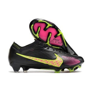 Nike Air Zoom Mercurial Vapor 15 Elite FG Svart Gul Rosa för Herr Billiga Fotbollsskor Nike Air Zoom Mercurial Vapor 15 Elite FG Svart Gul Rosa