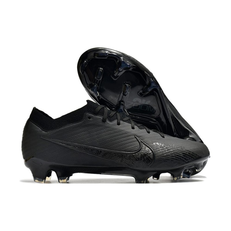 Nike Air Zoom Mercurial Vapor 15 Elite FG Svart för Herr 3 Billiga Fotbollsskor Nike Air Zoom Mercurial Vapor 15 Elite FG Svart 3