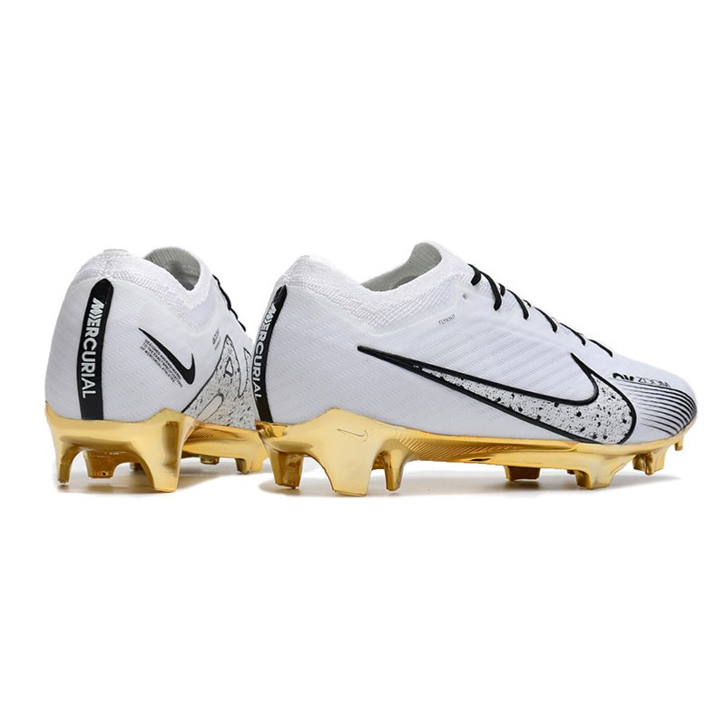 Nike Air Zoom Mercurial Vapor 15 Elite FG Vit Guld för Herr 6 Billiga Fotbollsskor Nike Air Zoom Mercurial Vapor 15 Elite FG Vit Guld 6