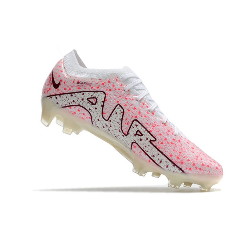 Nike Air Zoom Mercurial Vapor 15 Elite FG Vit Röd för Herr 9 Billiga Fotbollsskor Nike Air Zoom Mercurial Vapor 15 Elite FG Vit Röd 9