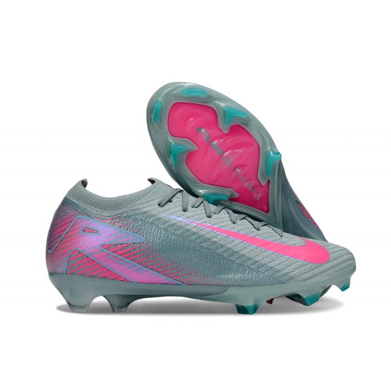 Nike Air Zoom Mercurial Vapor 16 Elite FG Blå Rosa för Herr 3 Billiga Fotbollsskor Nike Air Zoom Mercurial Vapor 16 Elite FG Blå Rosa 3