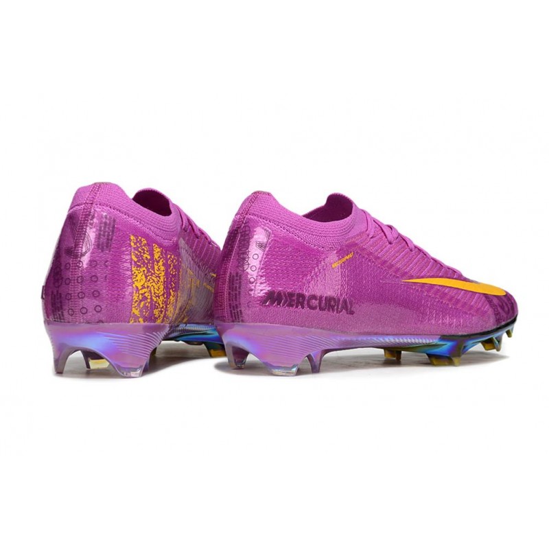 Nike Air Zoom Mercurial Vapor 16 Elite FG Lila Gul för Herr 6 Billiga Fotbollsskor Nike Air Zoom Mercurial Vapor 16 Elite FG Lila Gul 6
