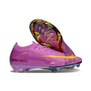Nike Air Zoom Mercurial Vapor 16 Elite FG Lila Gul för Herr Billiga Fotbollsskor Nike Air Zoom Mercurial Vapor 16 Elite FG Lila Gul