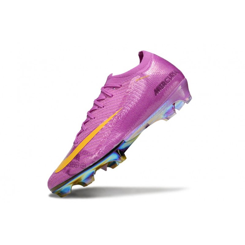 Nike Air Zoom Mercurial Vapor 16 Elite FG Lila Gul för Herr 8 Billiga Fotbollsskor Nike Air Zoom Mercurial Vapor 16 Elite FG Lila Gul 8