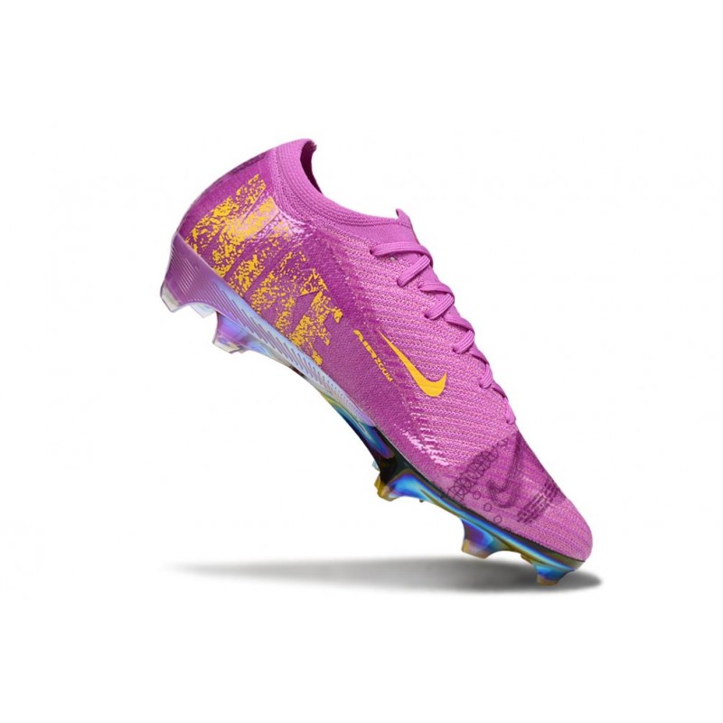 Nike Air Zoom Mercurial Vapor 16 Elite FG Lila Gul för Herr 9 Billiga Fotbollsskor Nike Air Zoom Mercurial Vapor 16 Elite FG Lila Gul 9