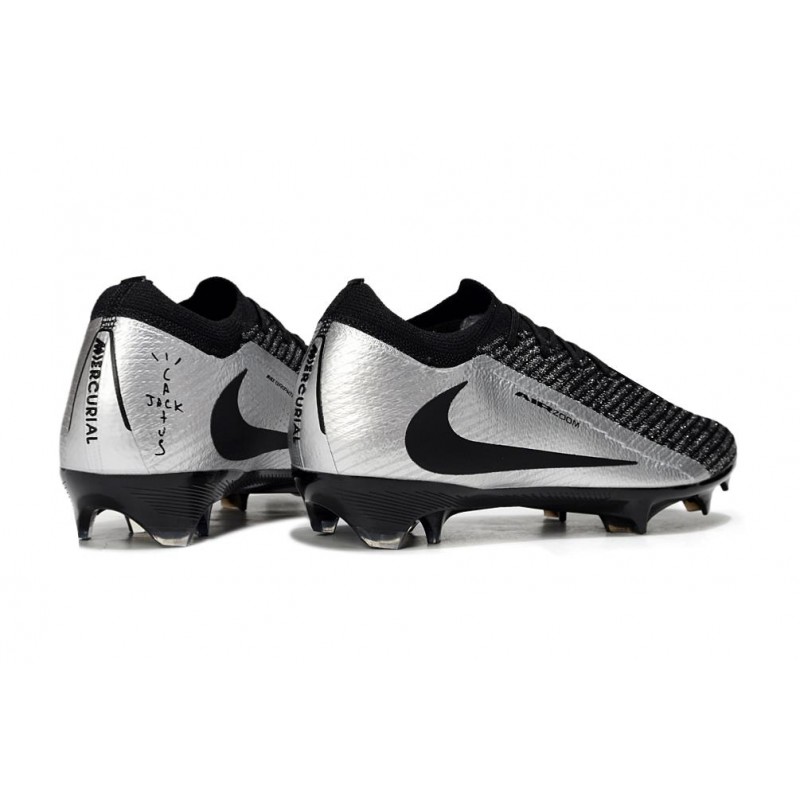 Nike Air Zoom Mercurial Vapor 16 Elite FG Nero Argento för Herr 6 Billiga Fotbollsskor Nike Air Zoom Mercurial Vapor 16 Elite FG Nero Argento 6