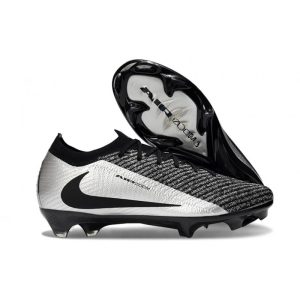 Nike Air Zoom Mercurial Vapor 16 Elite FG Nero Argento för Herr Billiga Fotbollsskor Nike Air Zoom Mercurial Vapor 16 Elite FG Nero Argento