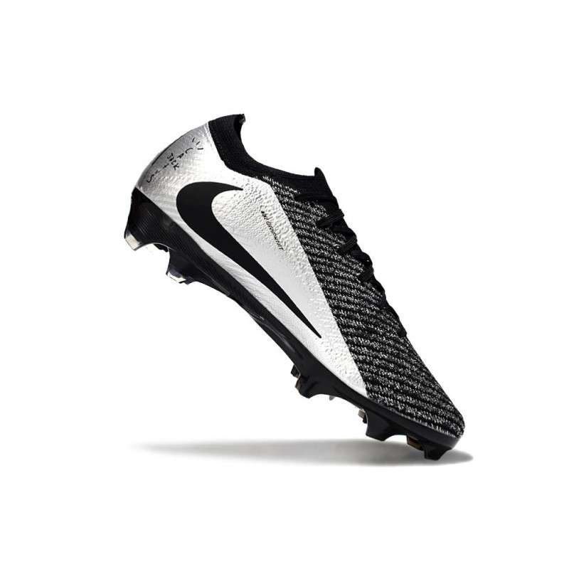 Nike Air Zoom Mercurial Vapor 16 Elite FG Nero Argento för Herr 9 Billiga Fotbollsskor Nike Air Zoom Mercurial Vapor 16 Elite FG Nero Argento 9