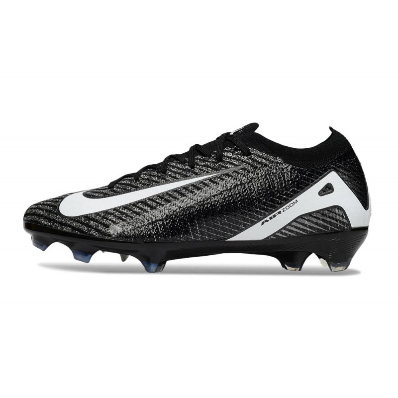 Nike Air Zoom Mercurial Vapor 16 Elite FG Svart Vit för Herr 4 Billiga Fotbollsskor Nike Air Zoom Mercurial Vapor 16 Elite FG Svart Vit 4