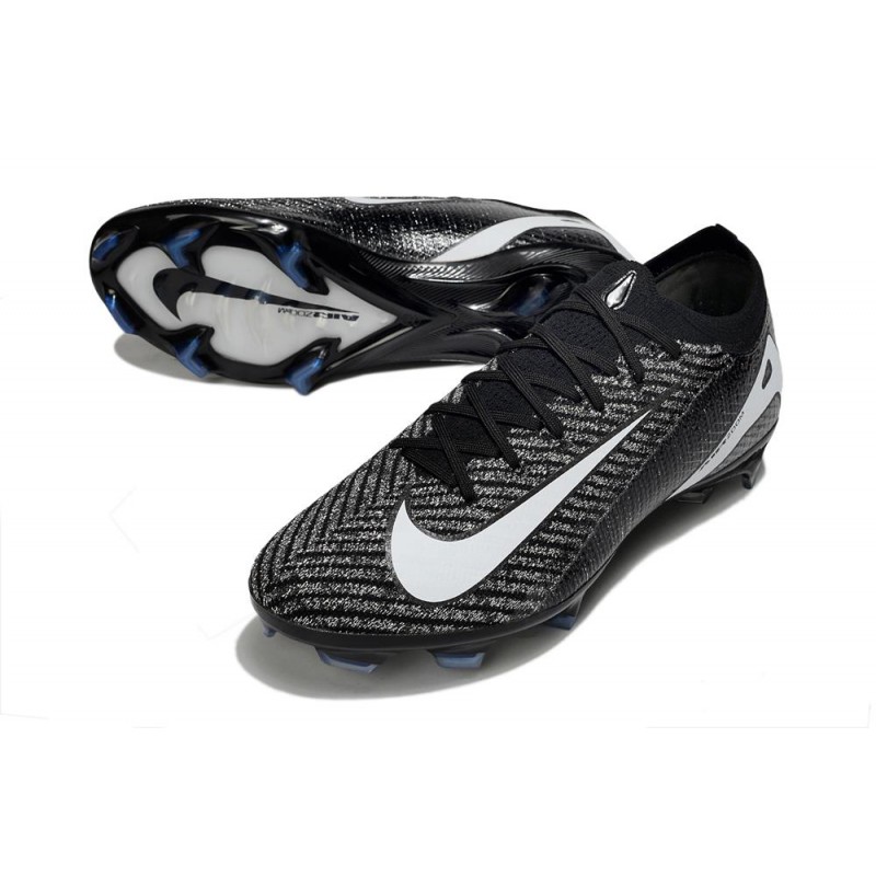 Nike Air Zoom Mercurial Vapor 16 Elite FG Svart Vit för Herr 7 Billiga Fotbollsskor Nike Air Zoom Mercurial Vapor 16 Elite FG Svart Vit 7