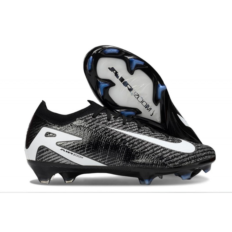 Nike Air Zoom Mercurial Vapor 16 Elite FG Svart Vit för Herr 3 Billiga Fotbollsskor Nike Air Zoom Mercurial Vapor 16 Elite FG Svart Vit 3