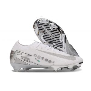 Nike Air Zoom Mercurial Vapor 16 Elite FG Vit Silver för Herr Billiga Fotbollsskor Nike Air Zoom Mercurial Vapor 16 Elite FG Vit Silver