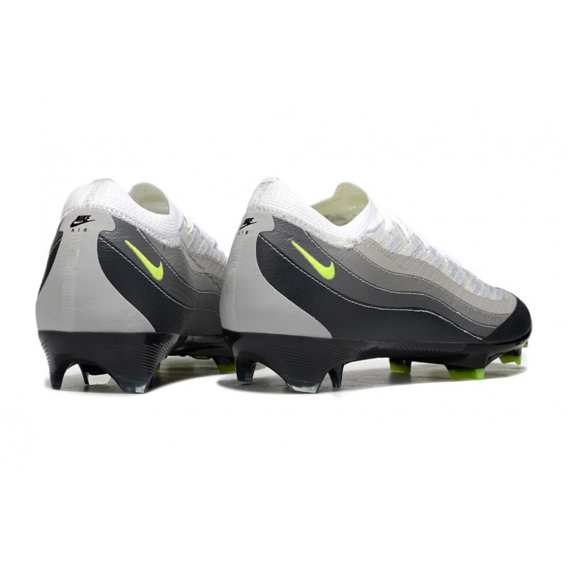 Nike Air Zoom Mercurial Vapor 16 Elite FG X AM95 SE Svart Vit Gul för Herr 6 Billiga Fotbollsskor Nike Air Zoom Mercurial Vapor 16 Elite FG X AM95 SE Svart Vit Gul 6