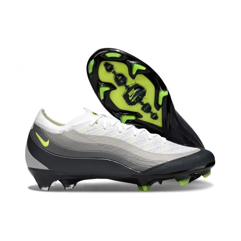 Nike Air Zoom Mercurial Vapor 16 Elite FG X AM95 SE Svart Vit Gul för Herr 3 Billiga Fotbollsskor Nike Air Zoom Mercurial Vapor 16 Elite FG X AM95 SE Svart Vit Gul 3