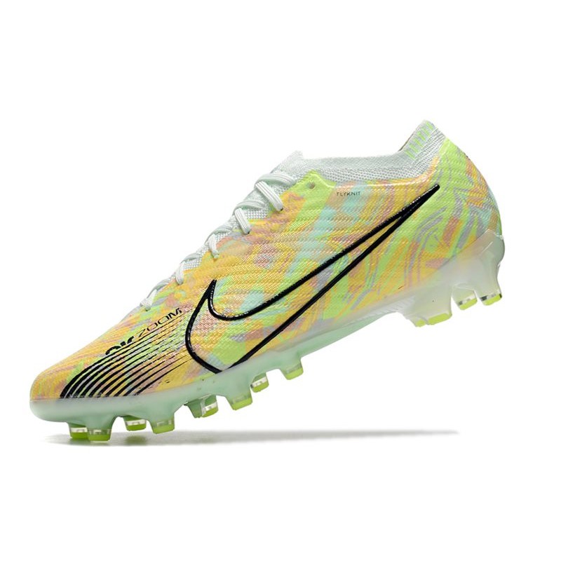 Nike Air Zoom Mercurial Vapor XV Elite AG-Pro Bonded – Grön Blå Orange för Herr 9 Billiga Fotbollsskor Nike Air Zoom Mercurial Vapor XV Elite AG-Pro Bonded – Grön Blå Orange 9