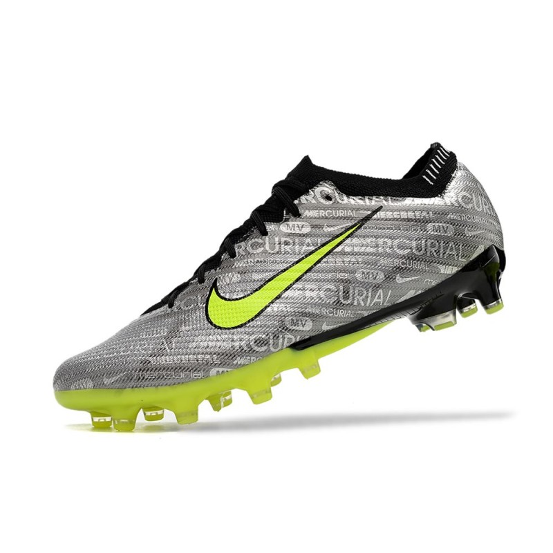Nike Air Zoom Mercurial Vapor XV Elite AG-Pro Grå Gul för Herr 8 Billiga Fotbollsskor Nike Air Zoom Mercurial Vapor XV Elite AG-Pro Grå Gul 8