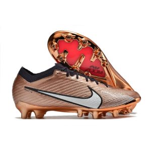 Nike Air Zoom Mercurial Vapor XV Elite AG-Pro Mbappé Brązowy Biały för Herr Billiga Fotbollsskor Nike Air Zoom Mercurial Vapor XV Elite AG-Pro Mbappé Brązowy Biały