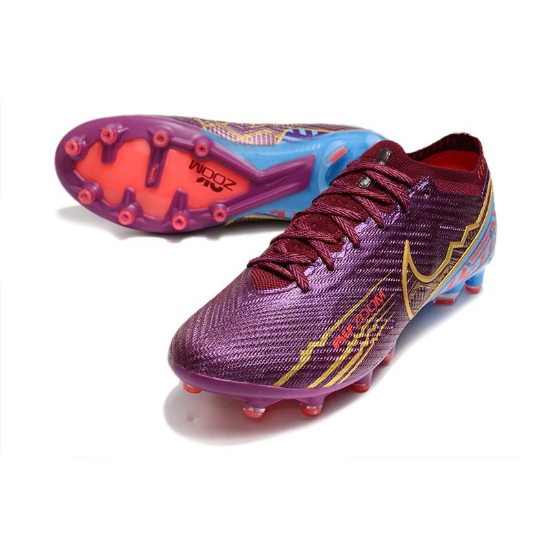 Nike Air Zoom Mercurial Vapor XV Elite AG-Pro Mbappé Personal Edition – Röd Guld för Herr 7 Billiga Fotbollsskor Nike Air Zoom Mercurial Vapor XV Elite AG-Pro Mbappé Personal Edition – Röd Guld 7
