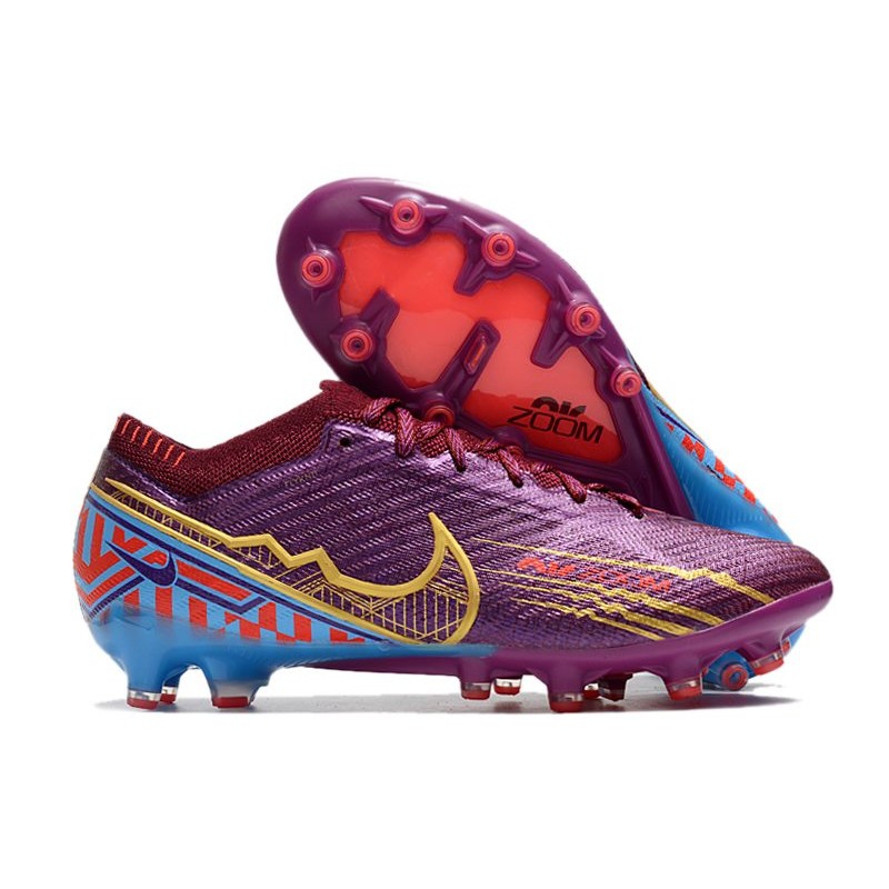 Nike Air Zoom Mercurial Vapor XV Elite AG-Pro Mbappé Personal Edition – Röd Guld för Herr 3 Billiga Fotbollsskor Nike Air Zoom Mercurial Vapor XV Elite AG-Pro Mbappé Personal Edition – Röd Guld 3