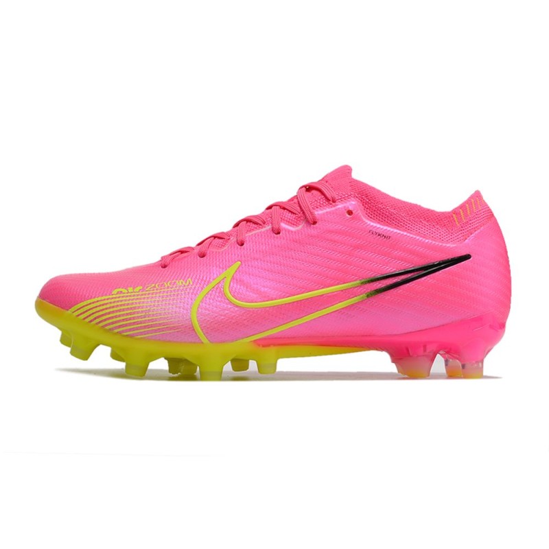 Nike Air Zoom Mercurial Vapor XV Elite AG-Pro Rosa Gul för Herr 4 Billiga Fotbollsskor Nike Air Zoom Mercurial Vapor XV Elite AG-Pro Rosa Gul 4